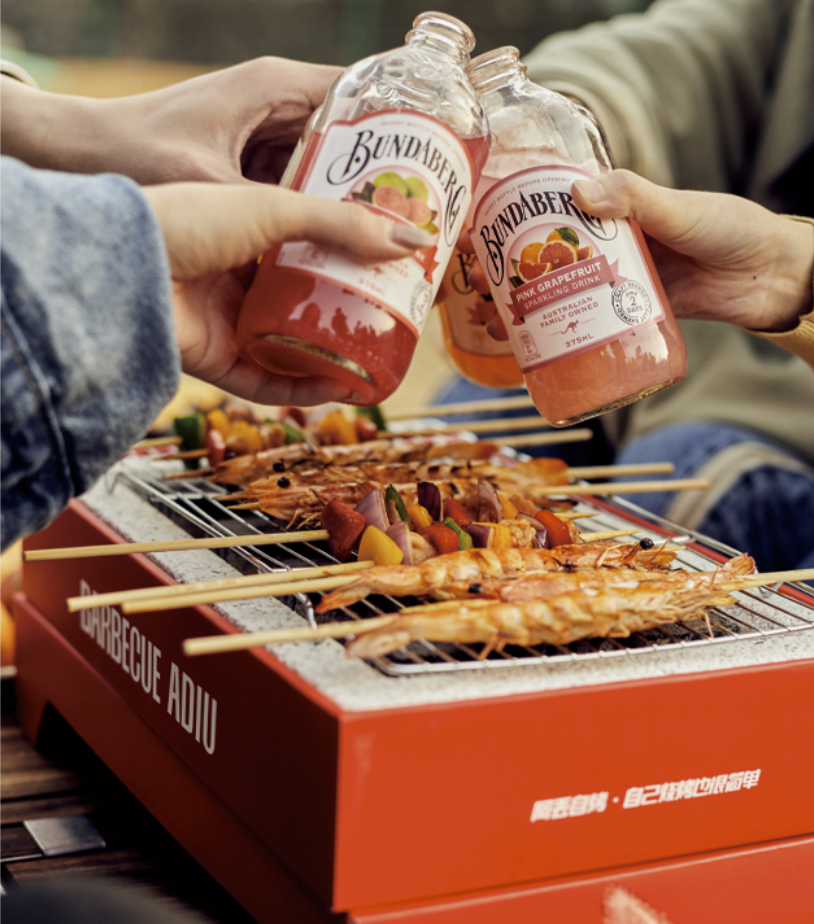 Adiu Single Use Portable & Disposable BBQ Grill - Red